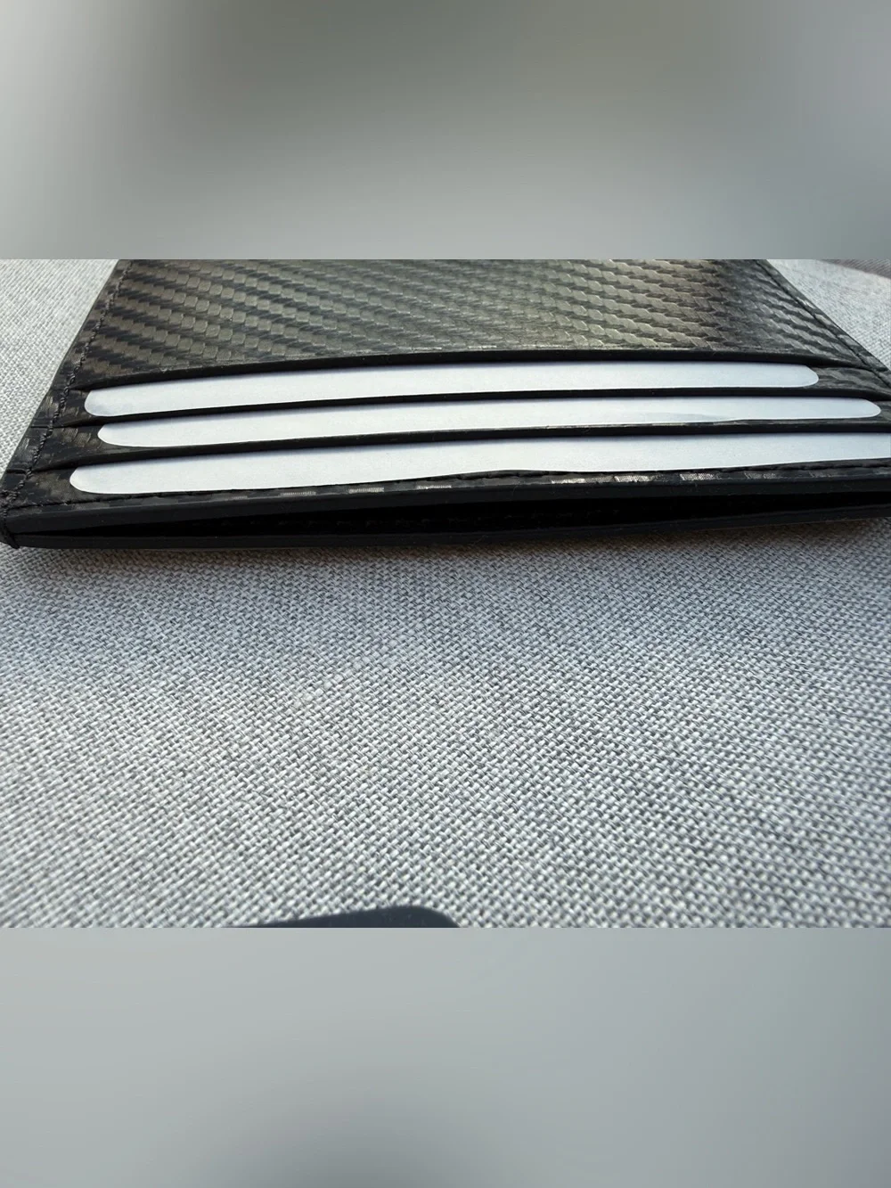 NEW Tumi Slim Card Case - 6 slot - Wallet - ALL CARBON FIBER